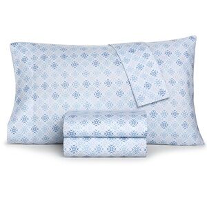 Home Design Easy Care Holiday Printed Microfiber